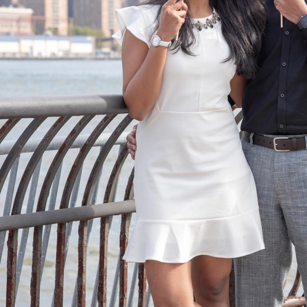 Express white dress small size